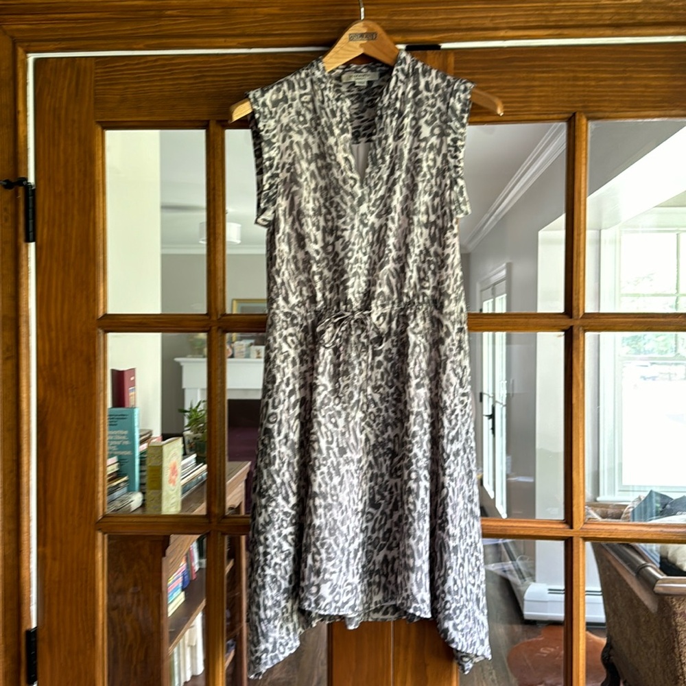 All Saints animal print knee length dress